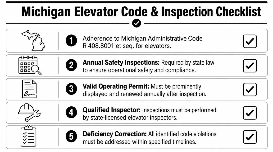 Michigan Elevator Code and Inspection Requirements