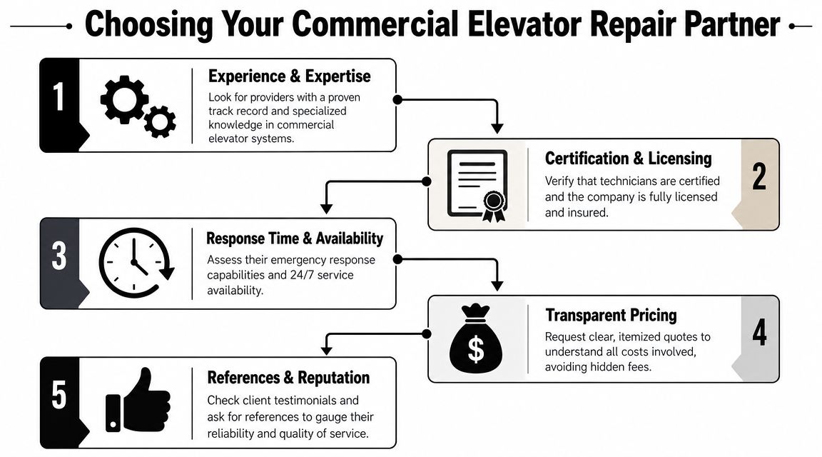 How to Choose Your Commercial Elevator Repair Partner