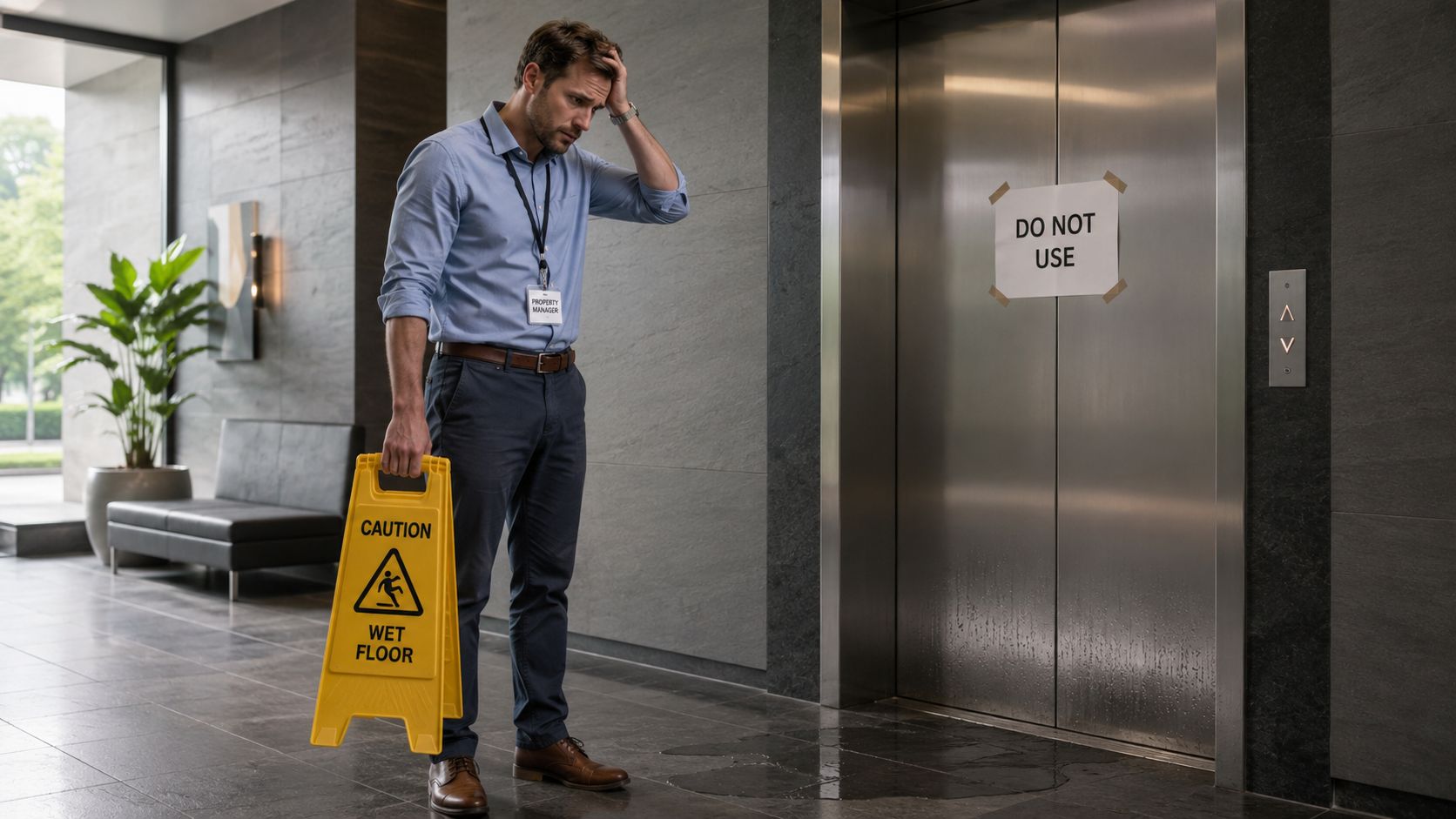 Your First Steps After Finding Elevator Water Damage