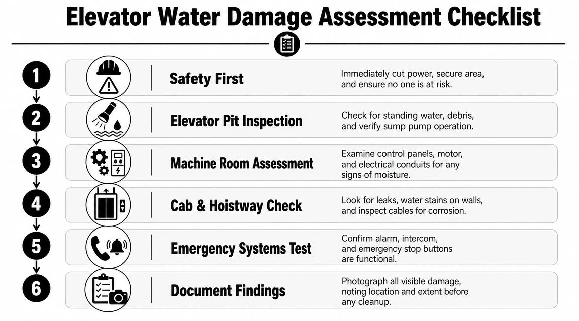 A Systematic Checklist for Assessing Elevator Damage