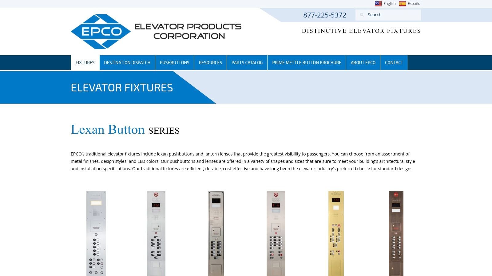 EPCO elevator panels