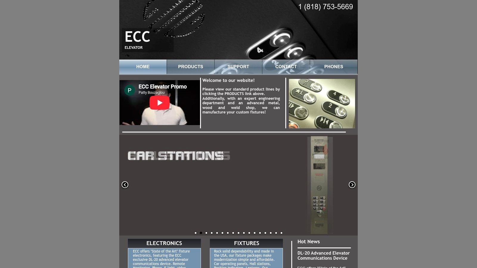 ECC Elevator fixtures